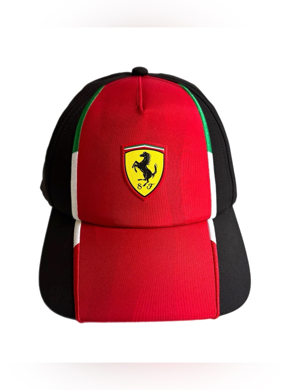 Puma Scuderia Ferrari F1 Racing Red Black Snapback Hat Cap Italy Adult